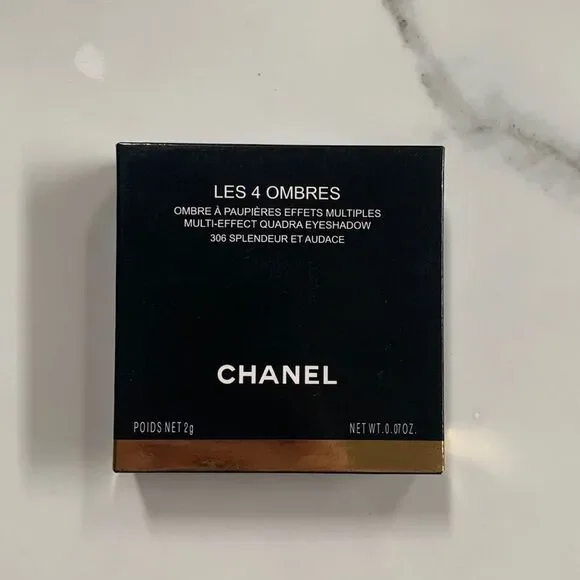 #304 CHANEL LES 4 OMBRES OMBRÉ PAULIÈRES EFFETS MULTIPLES EYESHADOW QUAD New - Picture 2 of 6